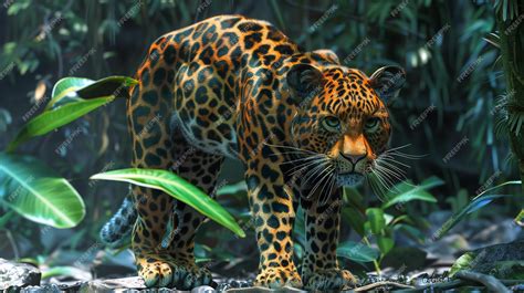  Jaguar -  The Spotted Hunter Prowls Through Dense Rainforests, Leaving a Trail of Mystery!