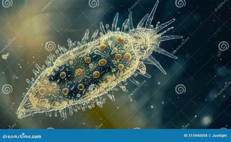  Ônix Ciliate:  A Tiny Creature That Swims With Elegance And Consumes Its Prey With Voracious Hunger!